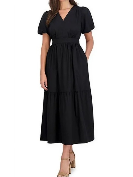 French Connection Dresses & Skirts - NWT French Connection Ladies Puff Sleeve Maxi Dress